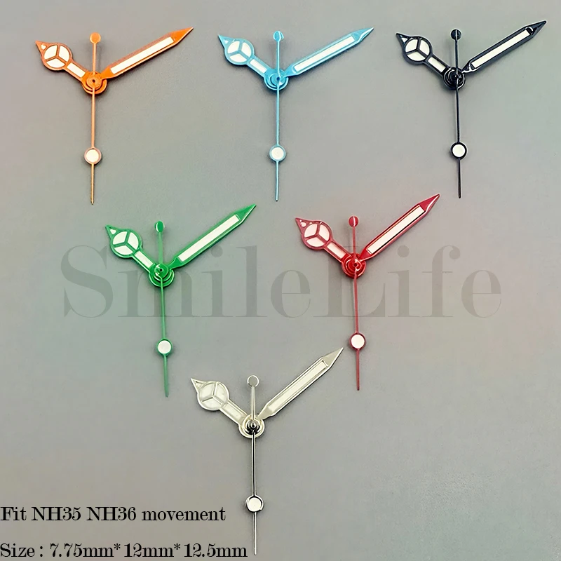 SmileLife Watch Hands Watch Accessories for NH35/NH36/4R/7S Movement NH35 Hands Green Luminous Silver Black Red Orange Green
SmileLife Watch Hands Watch Accessories for NH35/NH36/4R/7S Movement NH35 Hands Green Luminous Silver Black Red Orange Green