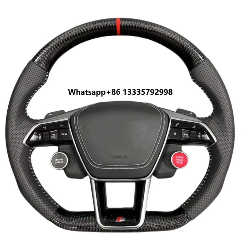 Hot Selling Customized Carbon Fiber & Leather D-Shape Sports Style Steering Wheel Car Accessories for Toyota‘ Modification
Hot Selling Customized Carbon Fiber & Leather D-Shape Sports Style Steering Wheel Car Accessories for Toyota‘ Modification
