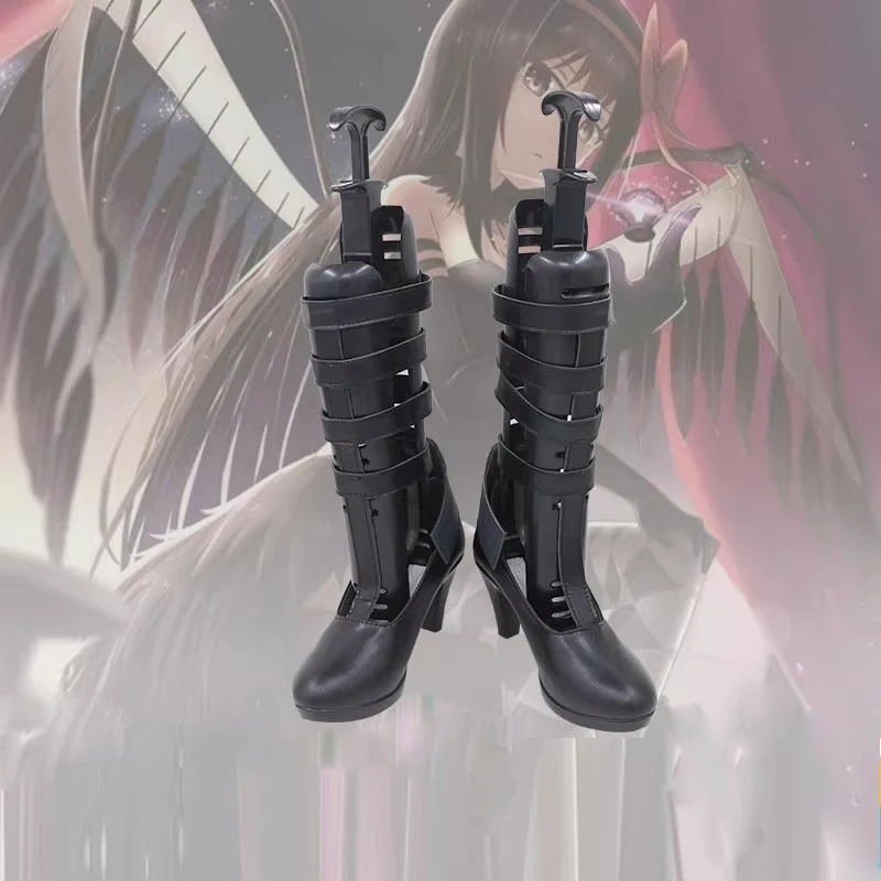 Обувь для косплея Акеми Хомуры, черные ботинки из аниме Puella Magi Madoka Magica, обувь для костюма Акеми Хомуры, реквизит для Хэллоуина
Обувь для косплея Акеми Хомуры, черные ботинки из аниме Puella Magi Madoka Magica, обувь для костюма Акеми Хомуры, реквизит для Хэллоуина