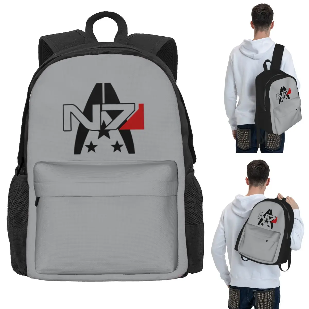 Mass Effect N7 Alliance Student Backpack School Bag Hiking Travel Daypack for Boys Girls Bookbag Shoulder Bags
Mass Effect N7 Alliance Student Backpack School Bag Hiking Travel Daypack for Boys Girls Bookbag Shoulder Bags