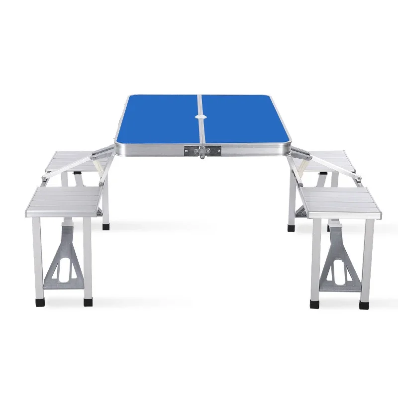 Aluminum Alloy One-piece Table and Chairs Dining Folding Table Portable Stall Publicity Burning Table and Chairs Set
Aluminum Alloy One-piece Table and Chairs Dining Folding Table Portable Stall Publicity Burning Table and Chairs Set