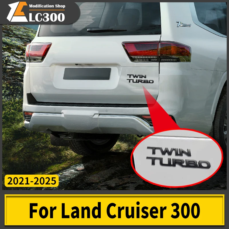 For 2025 Toyota Land Cruiser 300 Exterior Car Decoration Accessories LC300 Twin Turbo vxr Letter Sticker Tailgate emblem Tuning
For 2025 Toyota Land Cruiser 300 Exterior Car Decoration Accessories LC300 Twin Turbo vxr Letter Sticker Tailgate emblem Tuning