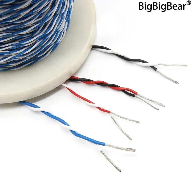 1~20m AFS200 PTFE Wire 2pins 26/25/24/22/20/18/17/15/13AWG High Temperature DIY FEP Twised Pair Electronic Signal Copper Cable
1~20m AFS200 PTFE Wire 2pins 26/25/24/22/20/18/17/15/13AWG High Temperature DIY FEP Twised Pair Electronic Signal Copper Cable