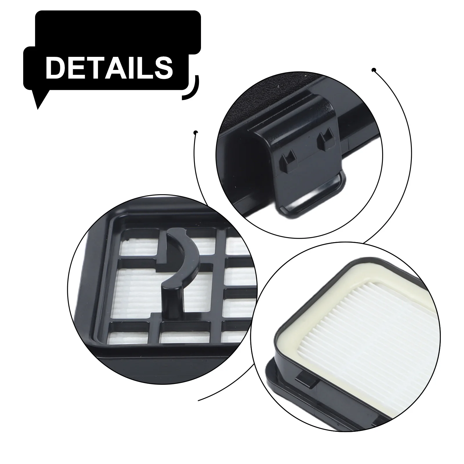 4 Piece Vacuum Cleaner Filter Replacement Kit With Cleaning Brush For Bosch GAS 18V-1/GAS18V-02/GAS18V-3N Cordless Vacuum
4 Piece Vacuum Cleaner Filter Replacement Kit With Cleaning Brush For Bosch GAS 18V-1/GAS18V-02/GAS18V-3N Cordless Vacuum