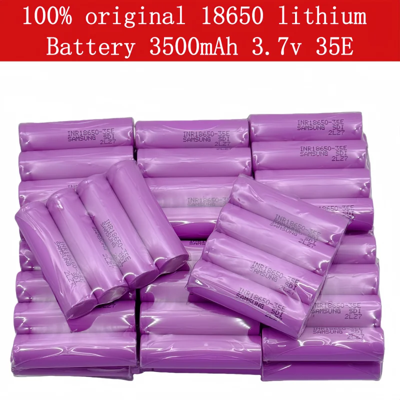 Original 3500mAh 25A 3.7v 18650Lithium Battery high Power power tool Battery ,18650 Rechargeable Battery,Safety Explosion-Proof
Original 3500mAh 25A 3.7v 18650Lithium Battery high Power power tool Battery ,18650 Rechargeable Battery,Safety Explosion-Proof