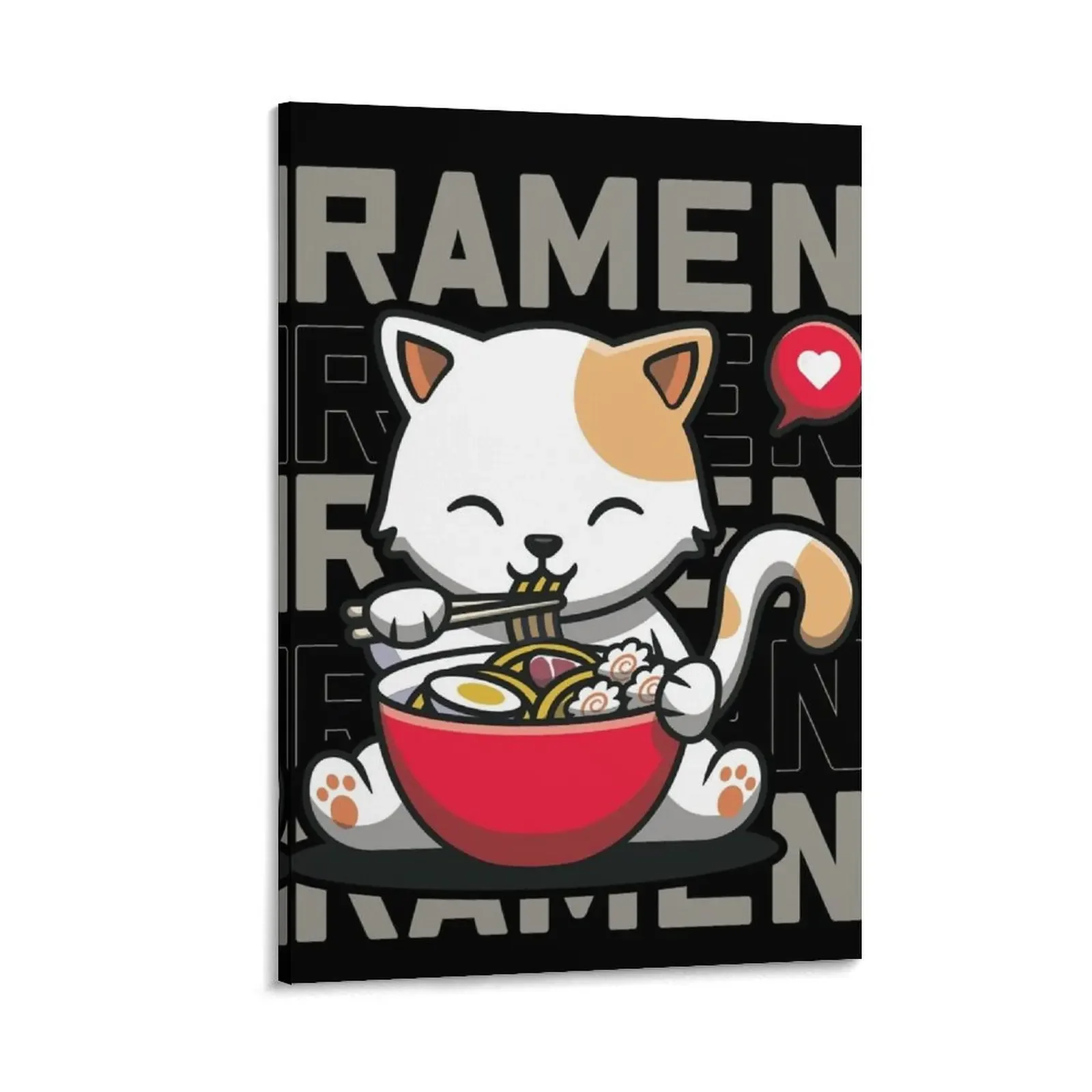 Cute Cate Eating Ramen Noodles, Kawaii Kittie Eating Japanese Noodle Canvas Painting room decors aesthetic luxury home decor
Cute Cate Eating Ramen Noodles, Kawaii Kittie Eating Japanese Noodle Canvas Painting room decors aesthetic luxury home decor
