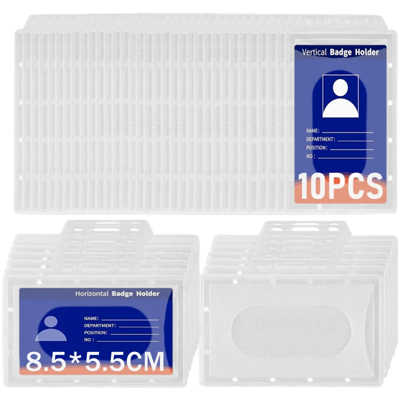 Office Vertical Horizontal Work Card Holder Cover Multifunctional Clear Hard Plastic Badge ID Card Sleeve Holder Protector Case
Office Vertical Horizontal Work Card Holder Cover Multifunctional Clear Hard Plastic Badge ID Card Sleeve Holder Protector Case