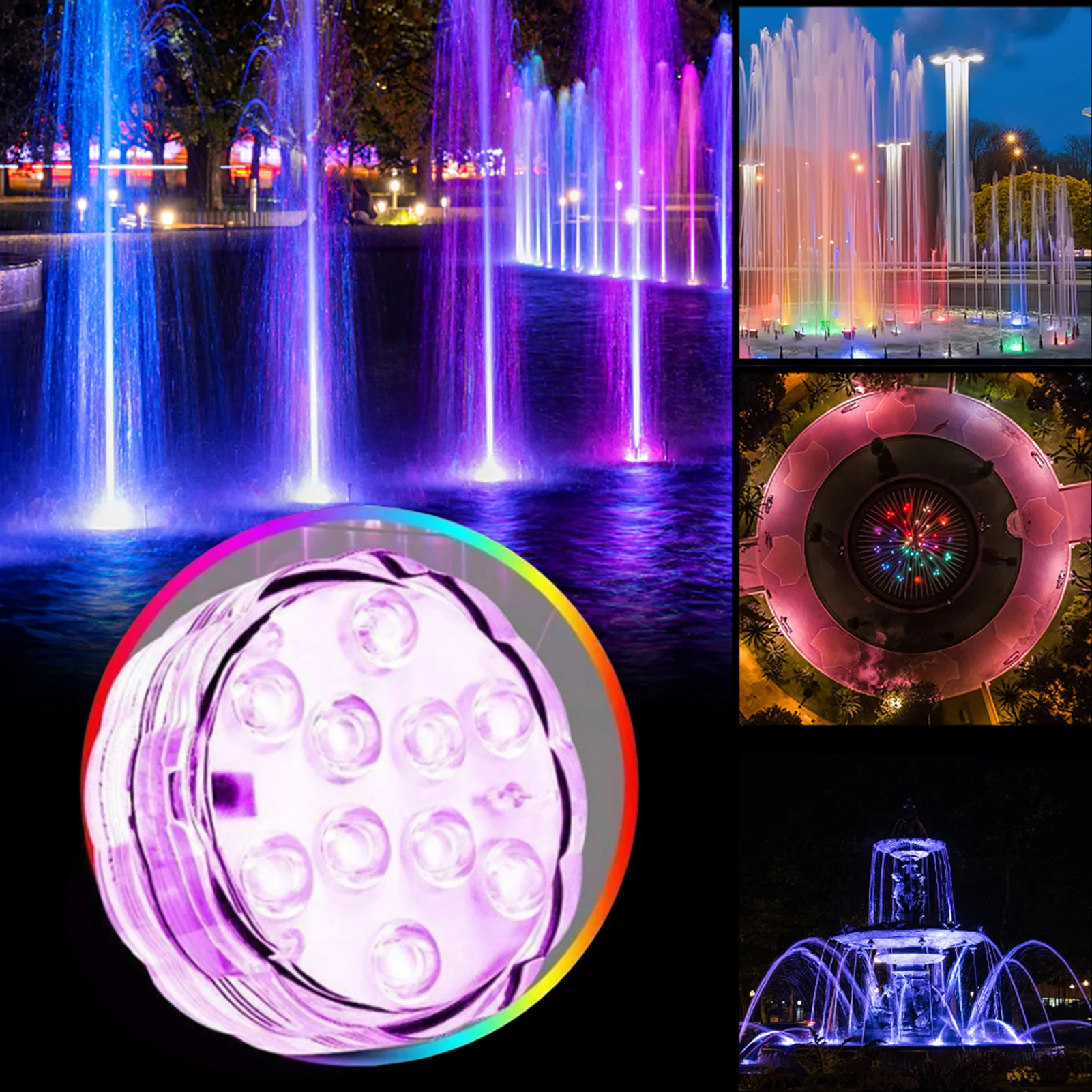 LED Underwater Light AC12V 35W 360LED RGB Waterproof Pool Light Multicolor Underwater Lamp with Remote Control Underwater Light
LED Underwater Light AC12V 35W 360LED RGB Waterproof Pool Light Multicolor Underwater Lamp with Remote Control Underwater Light