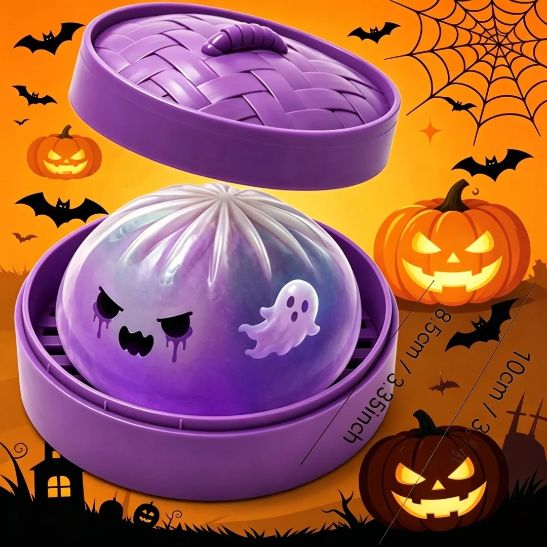 Halloween Theme Ghost Dumpling Soft Sticky Slow Rebound Daily Anxiety Relief Home Decoration Gifts
Halloween Theme Ghost Dumpling Soft Sticky Slow Rebound Daily Anxiety Relief Home Decoration Gifts