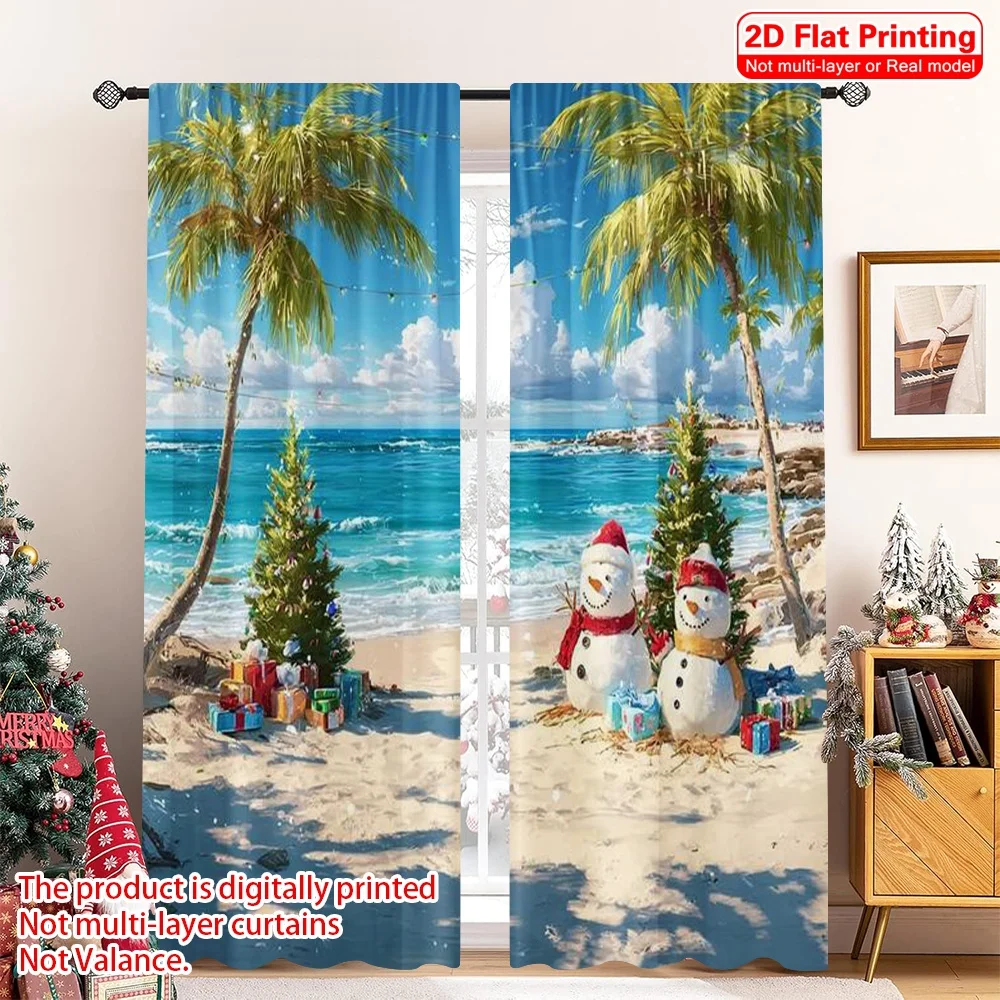 2pcs 2D flat printing Merry Christmas Popular Party Window Curtains Tropical Christmas Durable Polyester Without Electricity
2pcs 2D flat printing Merry Christmas Popular Party Window Curtains Tropical Christmas Durable Polyester Without Electricity