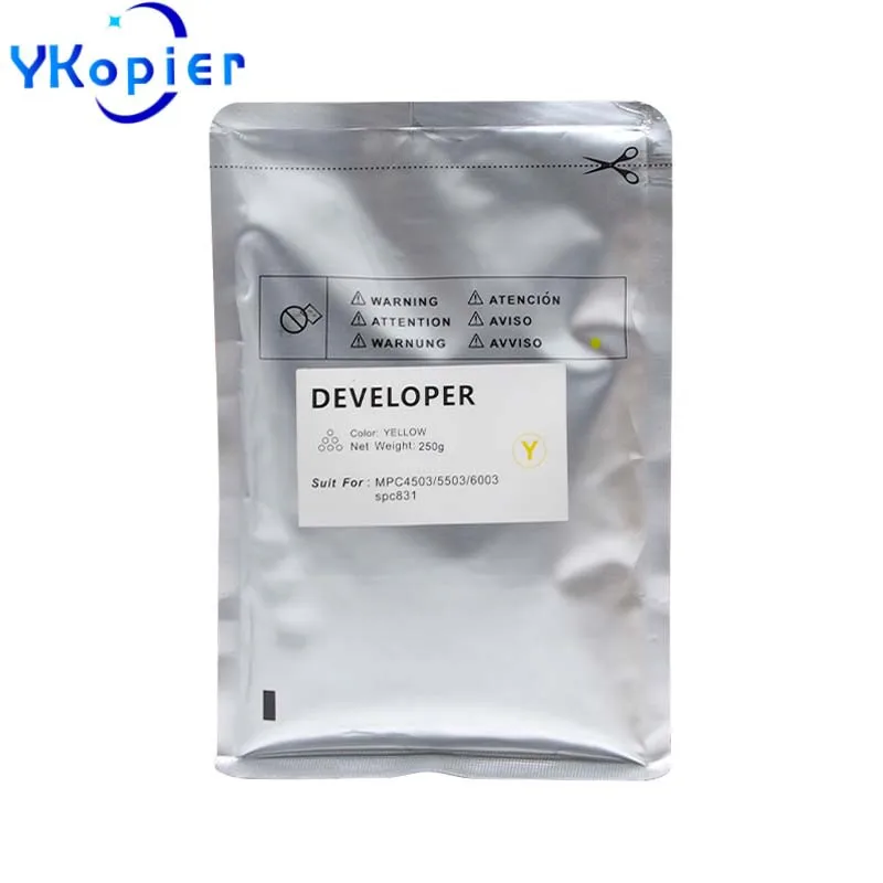 250G Yellow Developer Powder For Ricoh MPC2503 MPC3503 MPC6003 MPC5503 MP C2503 C3503 C4503 C5503 C6003 C2011 SPC831 Developer
250G Yellow Developer Powder For Ricoh MPC2503 MPC3503 MPC6003 MPC5503 MP C2503 C3503 C4503 C5503 C6003 C2011 SPC831 Developer