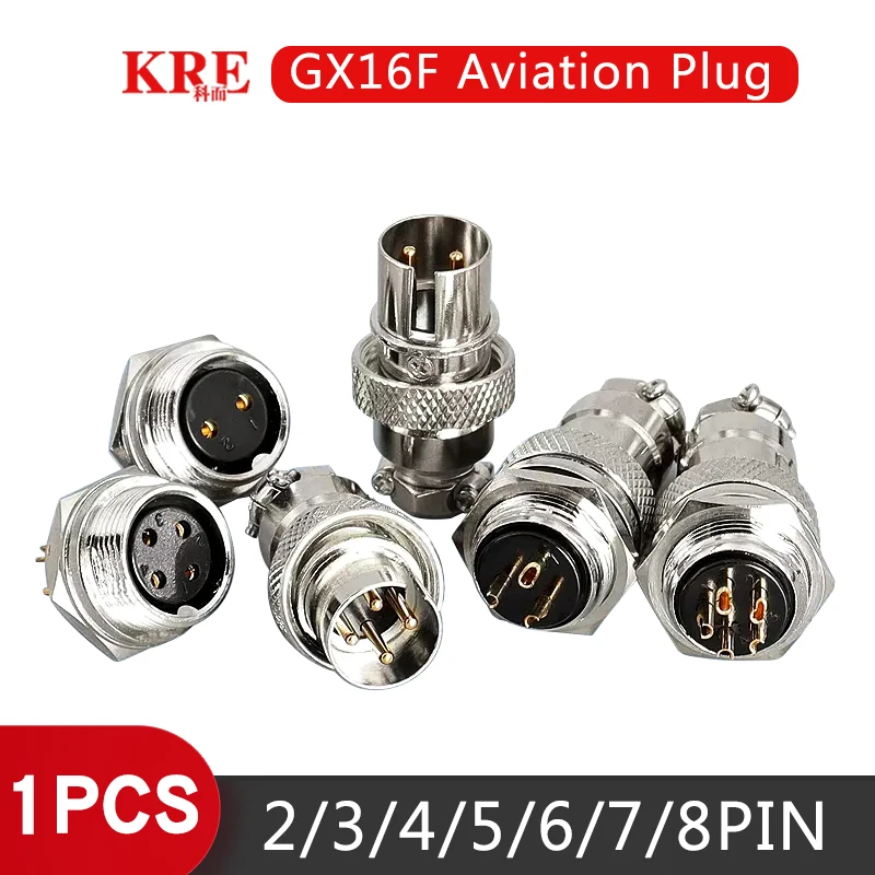 KRE Aviation Plug Female Base 16MF-2/3/4/5/6/7/8pins Male And Female Reverse GX16MM Plate Front Installation Connector
KRE Aviation Plug Female Base 16MF-2/3/4/5/6/7/8pins Male And Female Reverse GX16MM Plate Front Installation Connector