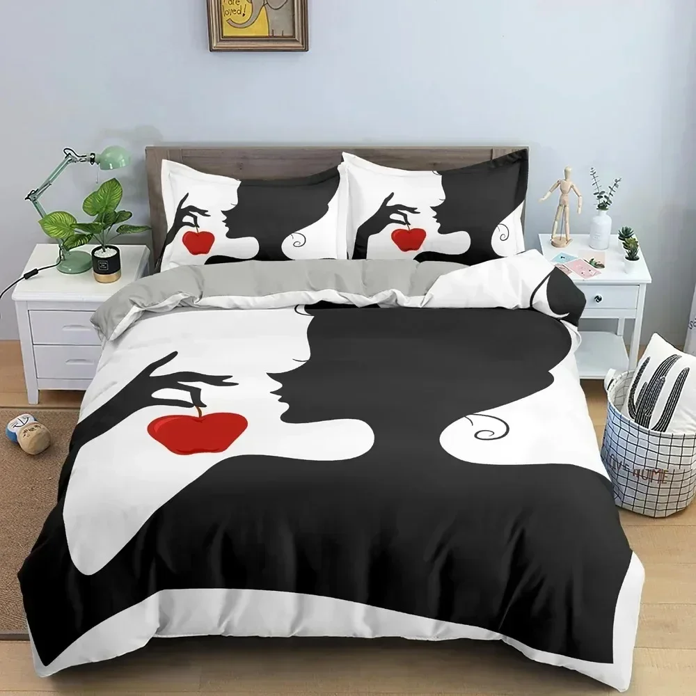 New Woman Portrait Bedding Set 3D Duvet Cover Comforter Covers For Girls Bedroom Twin King Size Quilt Cover With Pillowcase 
New Woman Portrait Bedding Set 3D Duvet Cover Comforter Covers For Girls Bedroom Twin King Size Quilt Cover With Pillowcase