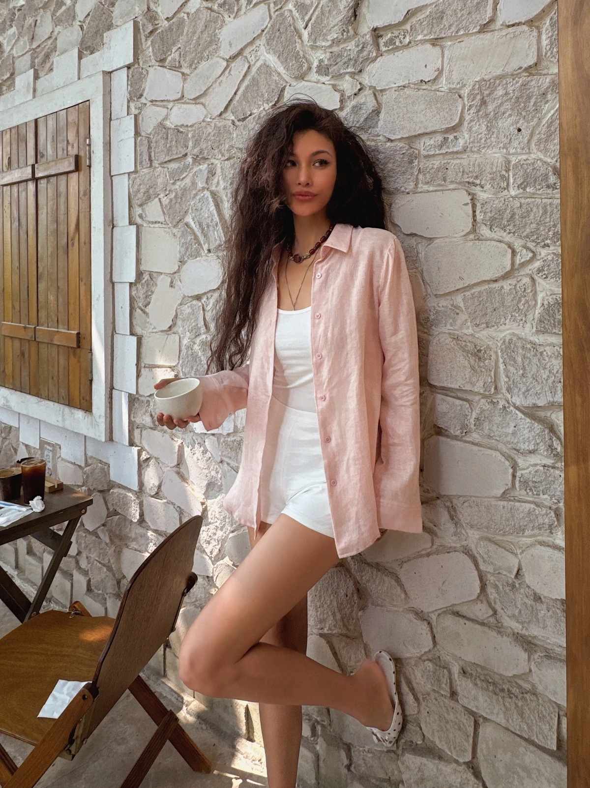 DuanStyle Washed Linen Shirt Soft Comfortable High Quality Long Sleeve Mocha Light Pink Women's Casual Style Straight Cut
DuanStyle Washed Linen Shirt Soft Comfortable High Quality Long Sleeve Mocha Light Pink Women's Casual Style Straight Cut