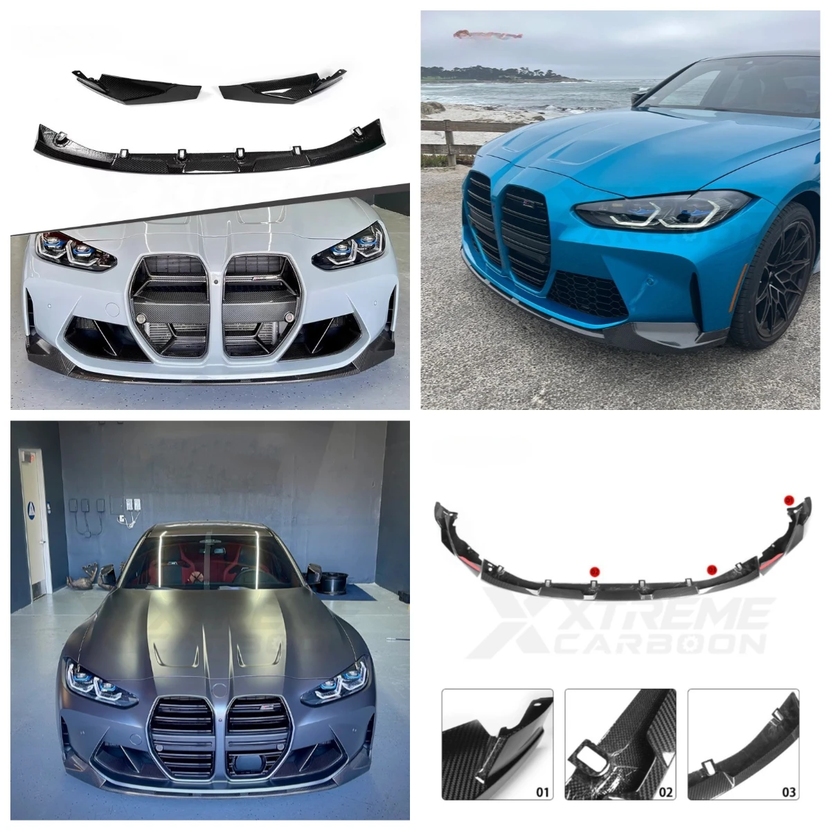 Спойлер-сплиттер Dream Garage из сухого карбона для переднего бампера G80 G81 G82 M3
Спойлер-сплиттер Dream Garage из сухого карбона для переднего бампера G80 G81 G82 M3