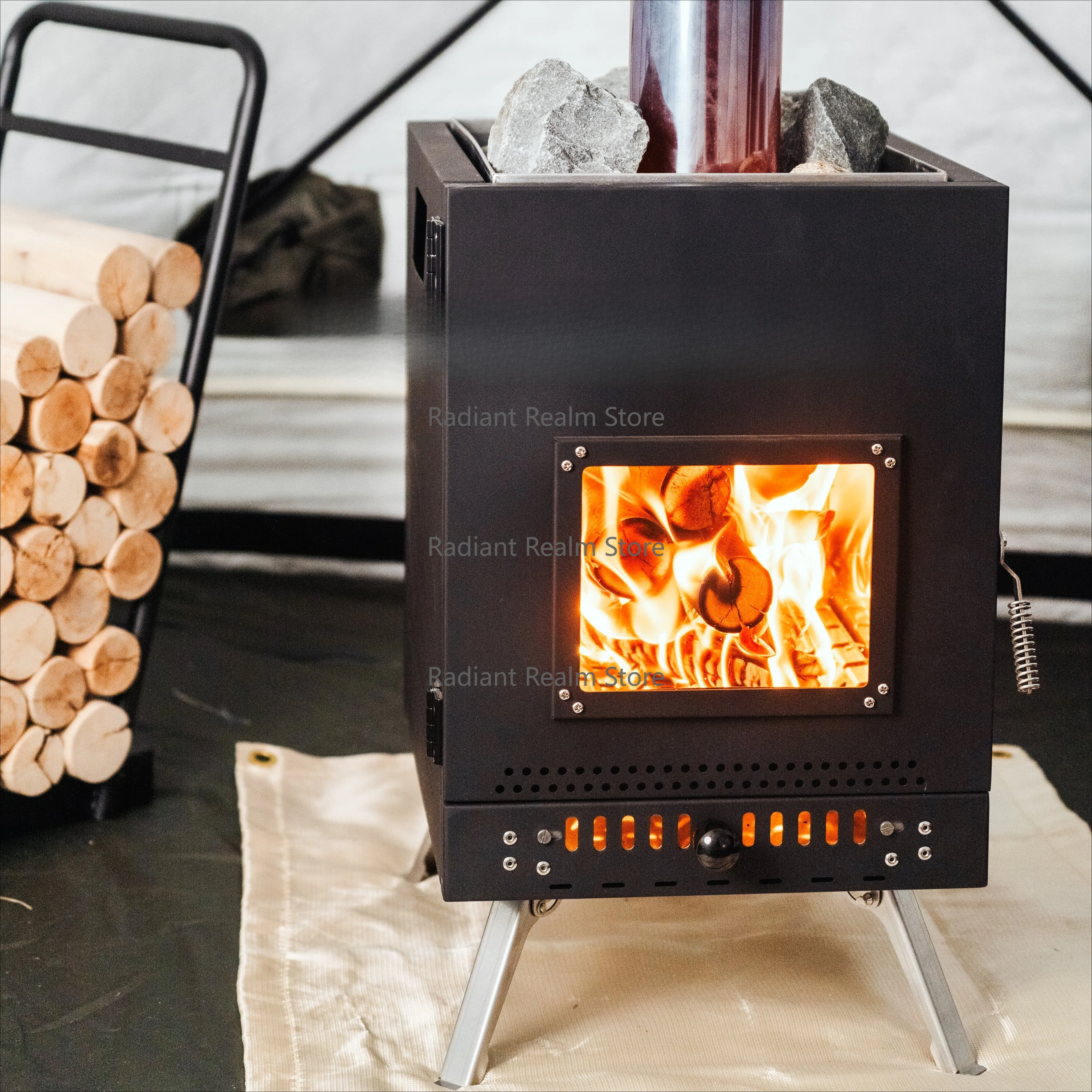 Modern Design High Quality Stainless Steel Portable Outdoor Tent Sauna Heater Wood Stove for Patio Use
Modern Design High Quality Stainless Steel Portable Outdoor Tent Sauna Heater Wood Stove for Patio Use
