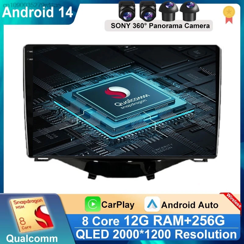 Автомобильный радиоприемник Android 14 для Toyota Aygo Peugeot 108 Citroen C1 2016- 2020 GPS Carplay мультимедийный плеер Навигация стерео Авто QLED
Автомобильный радиоприемник Android 14 для Toyota Aygo Peugeot 108 Citroen C1 2016- 2020 GPS Carplay мультимедийный плеер Навигация стерео Авто QLED
