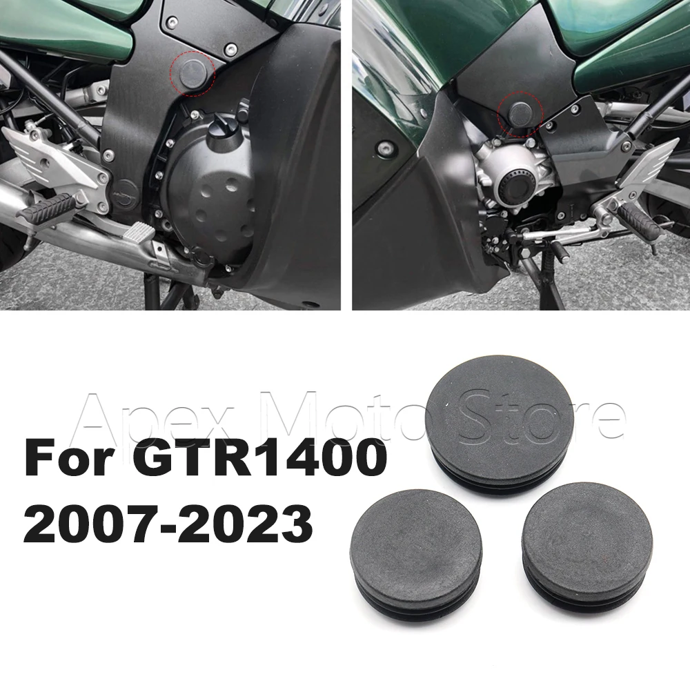 Motorcycle Accessories Frame Hole Cover Caps Frame Hole Protection For Kawasaki GTR 1400 GTR1400 Concours 14 2007-2023
Motorcycle Accessories Frame Hole Cover Caps Frame Hole Protection For Kawasaki GTR 1400 GTR1400 Concours 14 2007-2023