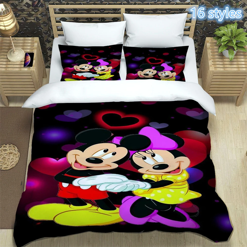 16PC Full Size Luxury Disney Mickey Mouse Printed Duvet Cover Queen Bedding Set Anime Quilt Gift for Adult Kids Birthday
16PC Full Size Luxury Disney Mickey Mouse Printed Duvet Cover Queen Bedding Set Anime Quilt Gift for Adult Kids Birthday