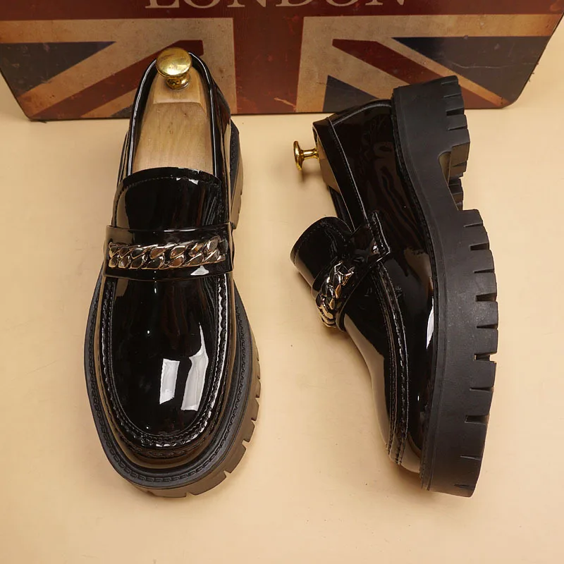 mens casual business wedding dress shoes slip-on patent leather shoe black green breathable loafers stylish platform footwear
mens casual business wedding dress shoes slip-on patent leather shoe black green breathable loafers stylish platform footwear