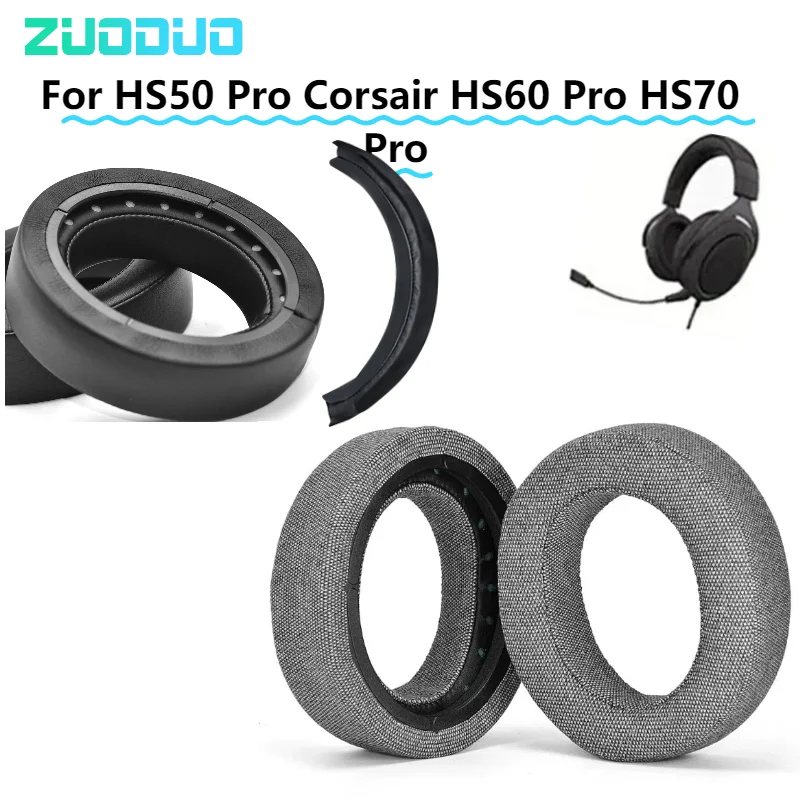 Ear Pads Headphone for HS50 Pro Corsair HS60 Pro HS70 Pro Headphone Cushion Cover, Replacement Head Band, Earmuff Repair
Ear Pads Headphone for HS50 Pro Corsair HS60 Pro HS70 Pro Headphone Cushion Cover, Replacement Head Band, Earmuff Repair