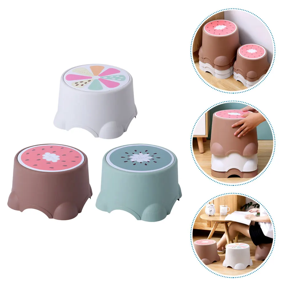 3pcs Dining Stools Household Cartoon Fruit Pattern Children Children Step Stools Step Stool Kids Safe Home Use
3pcs Dining Stools Household Cartoon Fruit Pattern Children Children Step Stools Step Stool Kids Safe Home Use