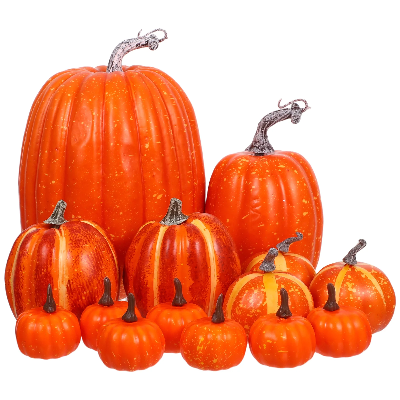 14Pcs Synthetic Foam Pumpkins Realistic Orange Fall Pumpkin Decorations Halloween Thanksgiving Party Supplies Indoor Outdoor
14Pcs Synthetic Foam Pumpkins Realistic Orange Fall Pumpkin Decorations Halloween Thanksgiving Party Supplies Indoor Outdoor