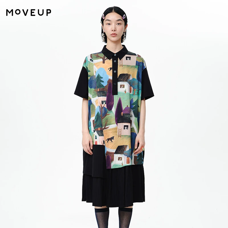 MOVEUP Casual Short Sleeves Dress Spring 2026 New Polo Collar False Two Retro Printed Knitted A-Line Dress For Women 325111309
MOVEUP Casual Short Sleeves Dress Spring 2026 New Polo Collar False Two Retro Printed Knitted A-Line Dress For Women 325111309