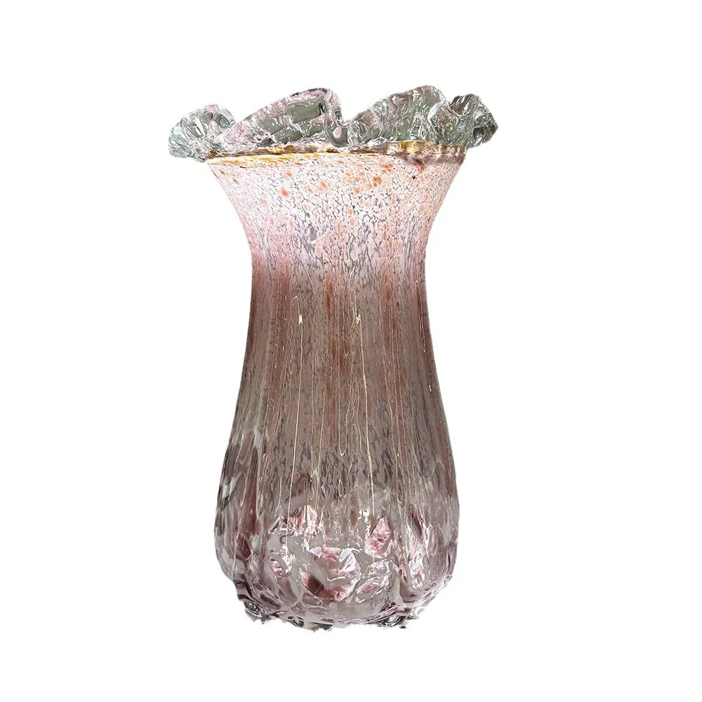 Modern light luxury high sense heavy vase art flower arrangement home office wave mouth art ornament
Modern light luxury high sense heavy vase art flower arrangement home office wave mouth art ornament