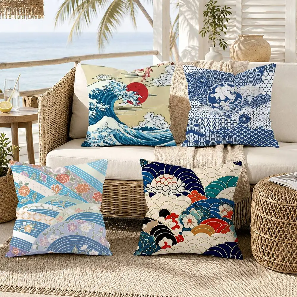 J-Japanese Geometric Patterns Pillow Case for Sofa Living Room Home office Decor Protective Cover
J-Japanese Geometric Patterns Pillow Case for Sofa Living Room Home office Decor Protective Cover
