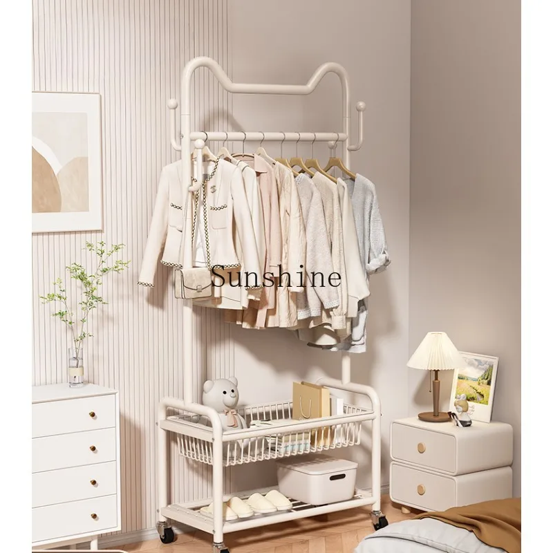 Bedroom floor to ceiling balcony household clothes pole rack metal coat rack cabinet
Bedroom floor to ceiling balcony household clothes pole rack metal coat rack cabinet