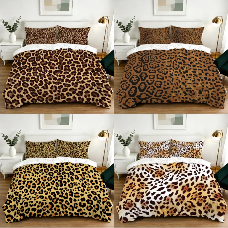 Duvet Cover Set Leopard Print, Comforter Cover Bedding Set No Filler Soft Fabric For Adult Bedroom Decor
Duvet Cover Set Leopard Print, Comforter Cover Bedding Set No Filler Soft Fabric For Adult Bedroom Decor