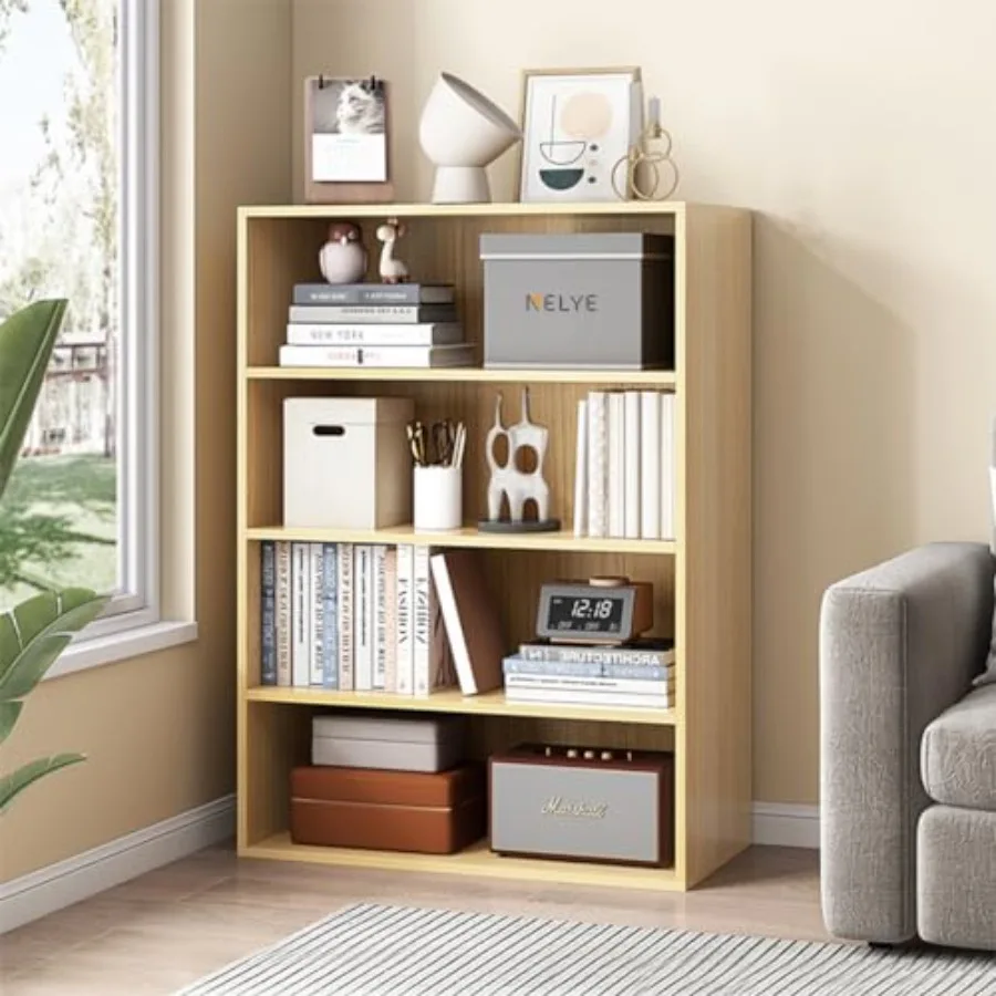 Basic Open Shelf Bookcase - Wooden Cube Storage Shelves Split Bookshelf
Basic Open Shelf Bookcase - Wooden Cube Storage Shelves Split Bookshelf