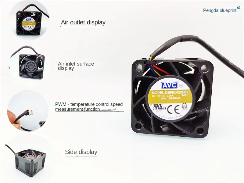 DBPB0428B2L Dual Ball 40281V2 0.78A 18000 rpm PWM Speed Measuring 4CM Server Fan40*40*28MM
DBPB0428B2L Dual Ball 40281V2 0.78A 18000 rpm PWM Speed Measuring 4CM Server Fan40*40*28MM