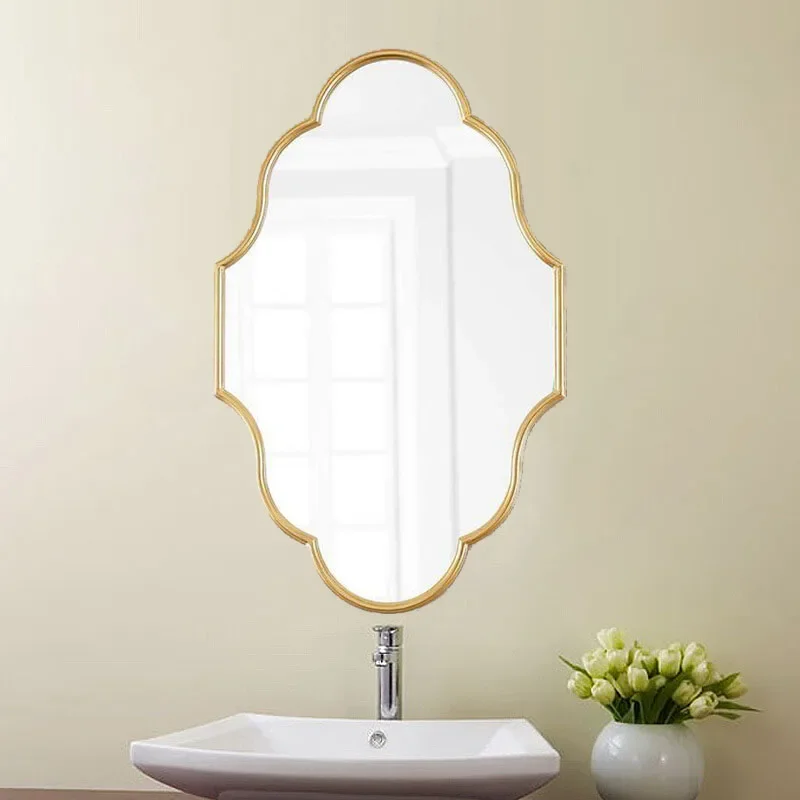 Wall-mounted bathroom mirror Makeup mirror Wall-mounted dressing Nordic + round mirror
Wall-mounted bathroom mirror Makeup mirror Wall-mounted dressing Nordic + round mirror
