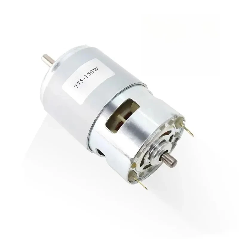 775 150W 12v high torque motor with two ball bearings, rated for C-NC milling machine spindle motor DC motor Shaft diameter 5mm
775 150W 12v high torque motor with two ball bearings, rated for C-NC milling machine spindle motor DC motor Shaft diameter 5mm