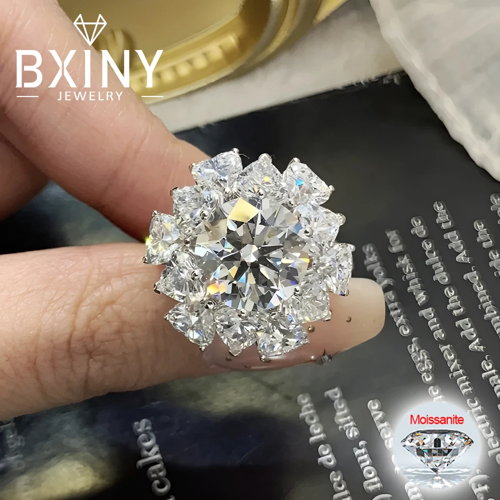 BXINY D цвет 5 карат кольца с муассанитом S925 серебро GRA сертифицированный лабораторный бриллиант для женщин обручальное кольцо подарки ювелирные изделия
BXINY D цвет 5 карат кольца с муассанитом S925 серебро GRA сертифицированный лабораторный бриллиант для женщин обручальное кольцо подарки ювелирные изделия