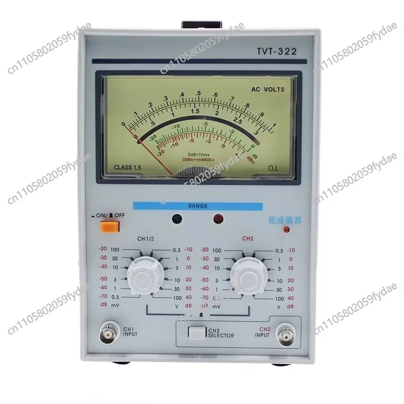 TTVT-322 Dual Needle Millivolt Meter Dual Channel AC Millivolt Meter Dual Channel 300uV-100V
TTVT-322 Dual Needle Millivolt Meter Dual Channel AC Millivolt Meter Dual Channel 300uV-100V