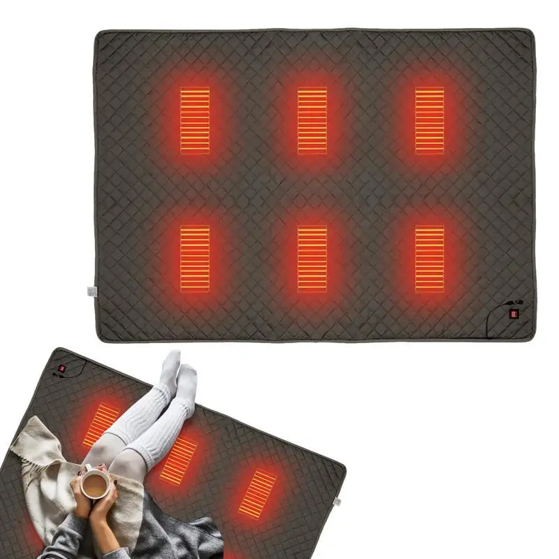 Camping Sleeping Bag Electric Heating Blanket 5V USB Heated Pad 6 Heating Zones 3 Gear Temperature Adjustable Heating Mat
Camping Sleeping Bag Electric Heating Blanket 5V USB Heated Pad 6 Heating Zones 3 Gear Temperature Adjustable Heating Mat