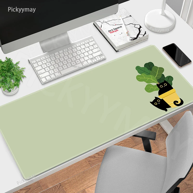 Large Office Mousepad Gamer Mousepads Cat Keyboard Mat Deskpad Green Plant Pc Desk Mats Company Mouse Pad For Gift
Large Office Mousepad Gamer Mousepads Cat Keyboard Mat Deskpad Green Plant Pc Desk Mats Company Mouse Pad For Gift