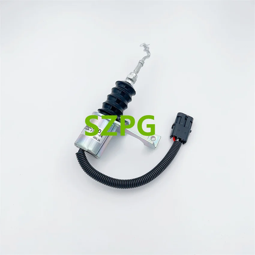 24V Fuel Shut off Solenoid Valve SA-3799-24 Compatible for Deutz Engine Compatible with Perkins
24V Fuel Shut off Solenoid Valve SA-3799-24 Compatible for Deutz Engine Compatible with Perkins