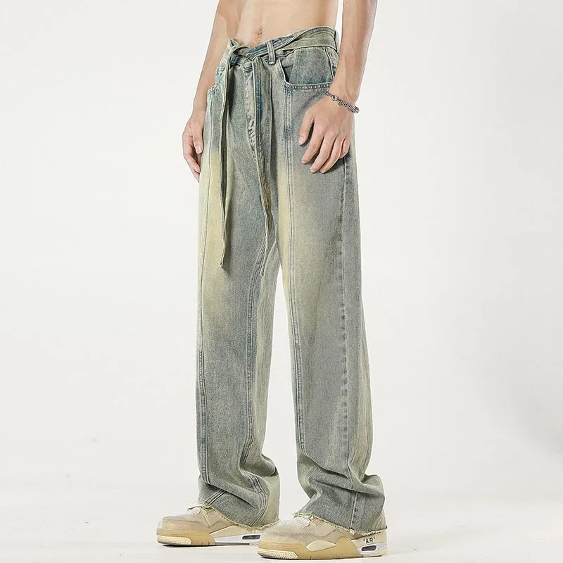 Men's Yellow Clay Casual Straight Leg Jeans Spring Autumn Wear Washed Vintage American Style High Street Summer Thin Denim Pants
Men's Yellow Clay Casual Straight Leg Jeans Spring Autumn Wear Washed Vintage American Style High Street Summer Thin Denim Pants