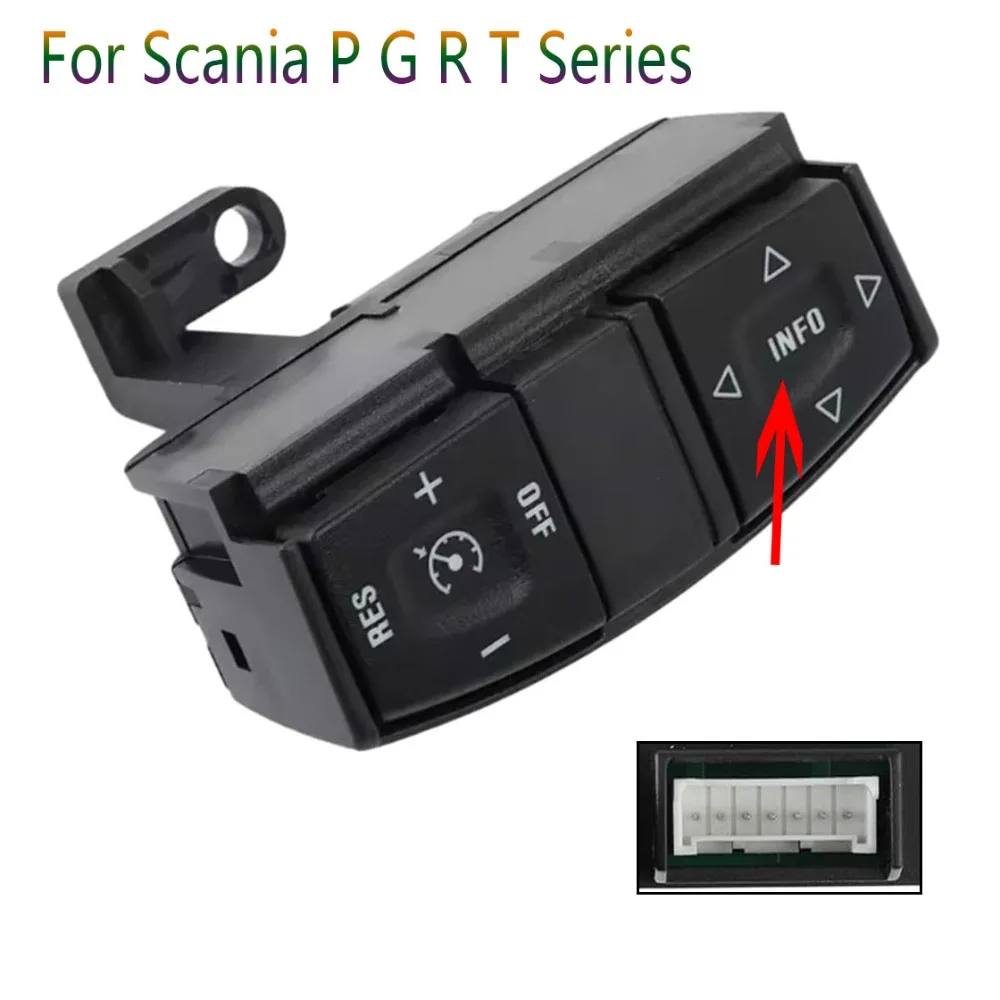 Auto Steering Wheel Switch Audio Button Lower S Module Compatible for Scania R-Series Truck P G R T Series Parts Car Accessories
Auto Steering Wheel Switch Audio Button Lower S Module Compatible for Scania R-Series Truck P G R T Series Parts Car Accessories