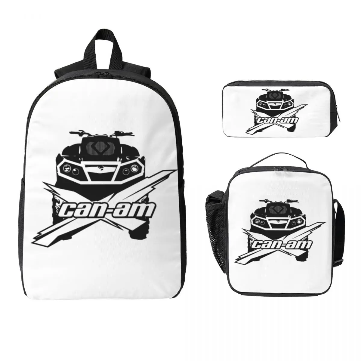 Can-Am BRP Motorcycle Backpack Student Boys Girls BookBag School Bag Laptop Shoulder Bags 3ps Insulated Lunch Bag Pencil Case
Can-Am BRP Motorcycle Backpack Student Boys Girls BookBag School Bag Laptop Shoulder Bags 3ps Insulated Lunch Bag Pencil Case