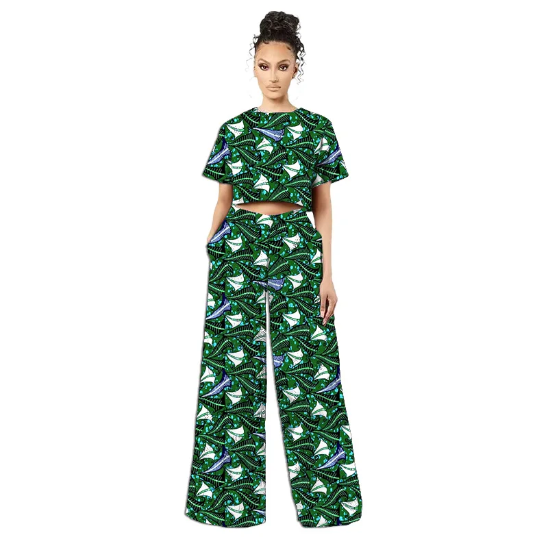 Summer Women African Clothes Mini Tops Patch Pants Nigerian Print Lady's Ankara Outfits Festival Customized Occasion Wear
Summer Women African Clothes Mini Tops Patch Pants Nigerian Print Lady's Ankara Outfits Festival Customized Occasion Wear