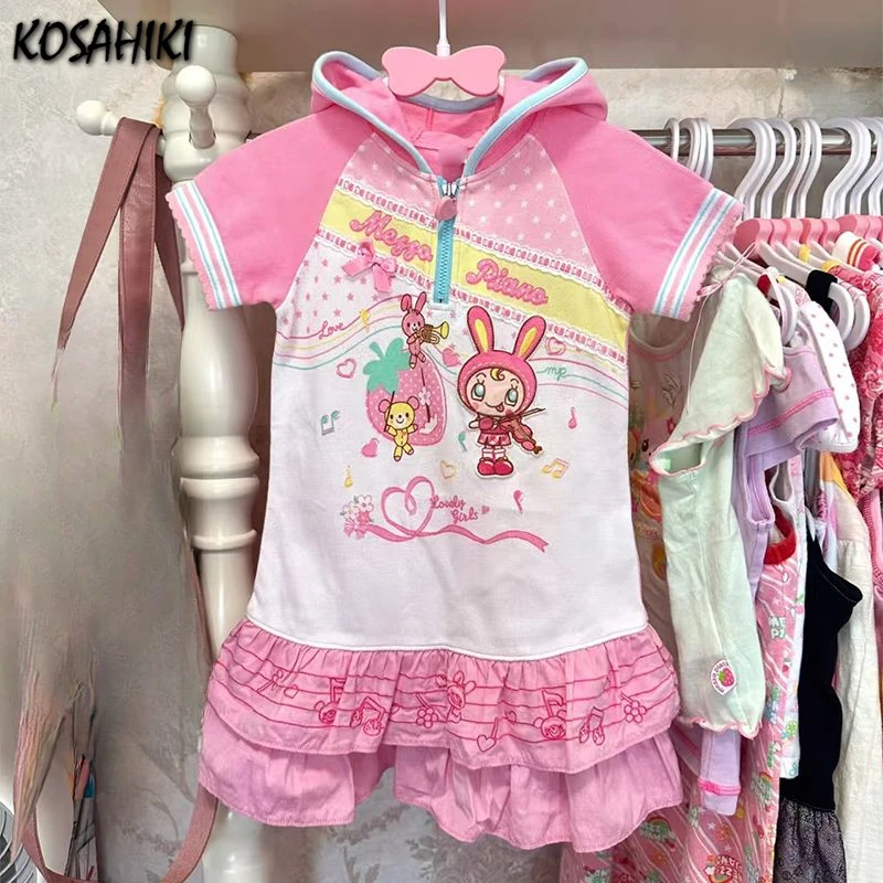 Japanese Cartoon Print Lolita Dress Women Y2k Aesthetic Patchwork Hooded Dresses Harajuku Grunge Kawaii Summer Mini Vestidos
Japanese Cartoon Print Lolita Dress Women Y2k Aesthetic Patchwork Hooded Dresses Harajuku Grunge Kawaii Summer Mini Vestidos