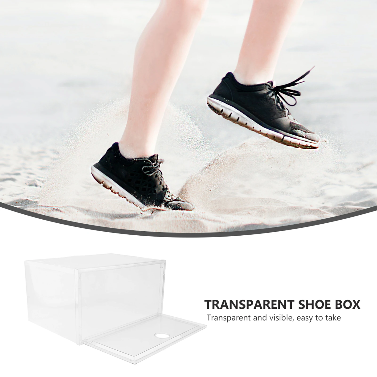 Dust proof Shoe Box 34x18x25CM opening Large Capacity Transparent Plastic Storage Container Shoes ganizer
Dust proof Shoe Box 34x18x25CM opening Large Capacity Transparent Plastic Storage Container Shoes ganizer