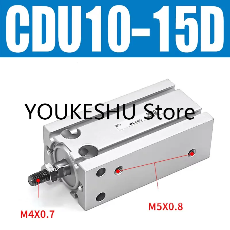 Brand New Original Free-Mount Mini Pneumatic Cylinder CDU10-15D
Brand New Original Free-Mount Mini Pneumatic Cylinder CDU10-15D