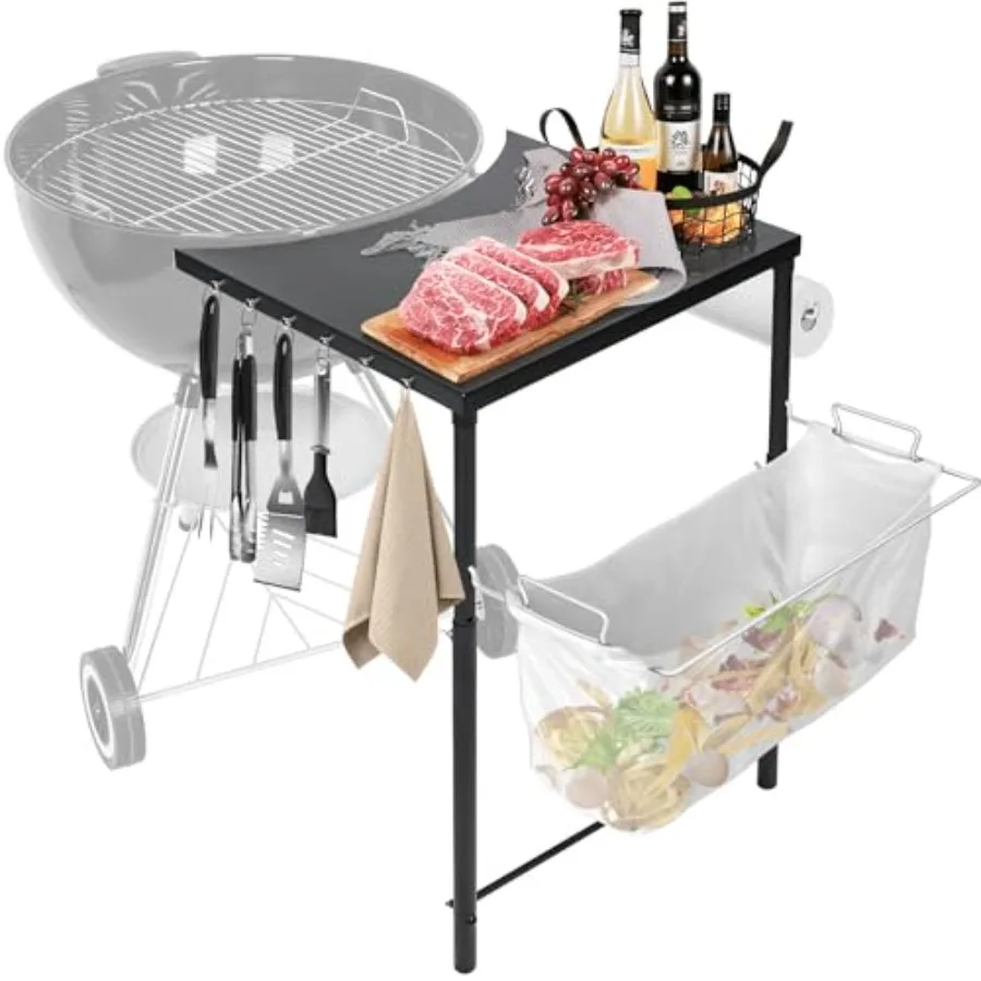 Приставной столик для гриля Weber Kettle 22/26, для Weber Smokey Mountain 22, рабочий столик для гриля Weber Master Touch Premium Kett
Приставной столик для гриля Weber Kettle 22/26, для Weber Smokey Mountain 22, рабочий столик для гриля Weber Master Touch Premium Kett