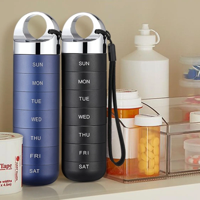 Weekly Pill Organizer Aluminum Waterproof Medicine Case Portable 7 Day Storage Box for Travel Outdoor Emergency Use
Weekly Pill Organizer Aluminum Waterproof Medicine Case Portable 7 Day Storage Box for Travel Outdoor Emergency Use